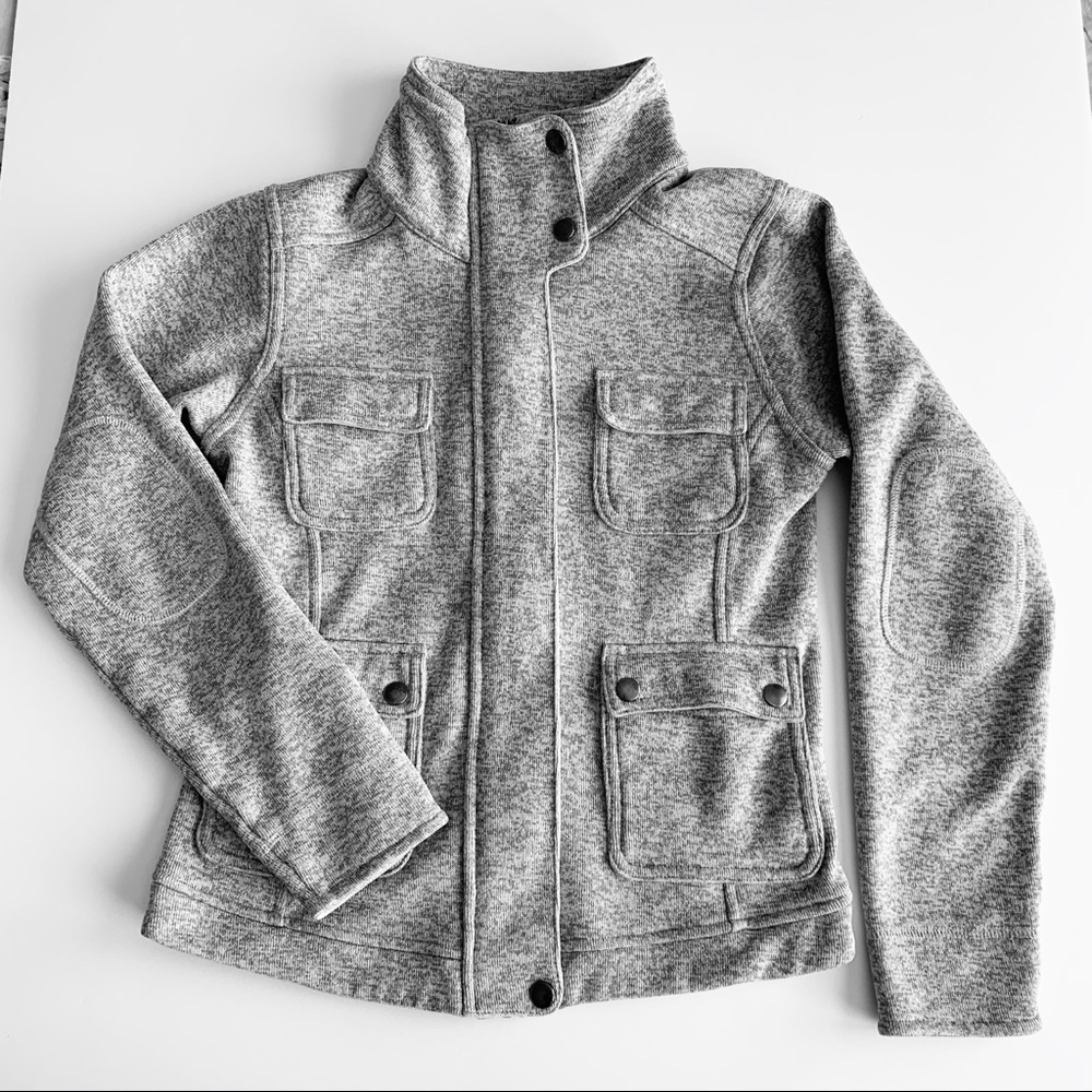 Patagonia Heather Gray Women’s Sweater Jacket